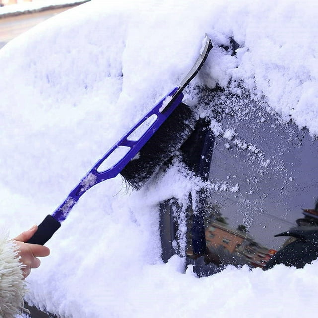 Car Care & Cleaning 2 In 1 Brush Cleaner and Windshield Scraper for Ice Frost Removal for Car Cleaning and