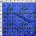 thumbnail image 3 of oneOone Velvet Royal Blue Fabric Batik Sewing Craft Projects Fabric Prints By Yard 58 Inch Wide, 3 of 5