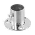 thumbnail image 3 of 2pc 19-32mm Acier Garde-Robe Support Bride Rail Tige Prise de Courant Support Décor, 3 of 5