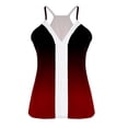 thumbnail image 4 of Idoravan Tank Tops for Women Clearance Women's Fashion Solid Sleeveless Vest T-shirt Sling Blouse V Neck Casual Tops, 4 of 4