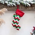 thumbnail image 3 of Dalrosia Knit Christmas Stockings, 16 Inches Snowflake Reindeer Snowman Cable Knit Stockings for Christmas Candy Gifts Decor, 3 of 7