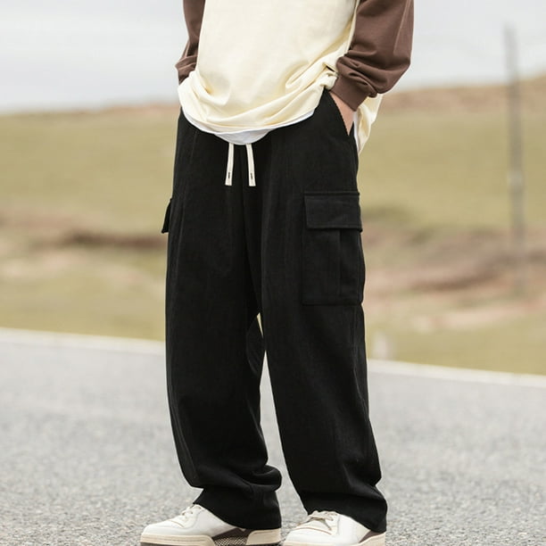 Pantalon cargo avec poche et cordon hotsell