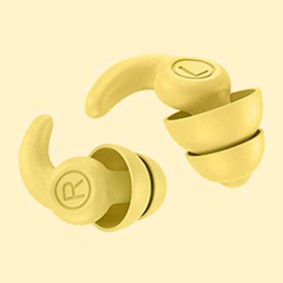 Bouchons d'Oreilles Antibruit, 1 Paire Bouchons d'Oreilles en Silicone Silencieux Bouchons d'Oreilles en Silicone pour Réduction de Bruit Meilleur de Sa Catégorie
