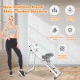 thumbnail image 6 of Stair Stepper Machine with Adjustable Handlebar, 300LB Capacity Vertical Climber for Home Cardio Workouts, Foldable Design for Compact Home Gym Storage, 6 of 9