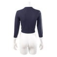 thumbnail image 6 of ALLSENSE Women's 3/4 Sleeve Open Front Bolero Shrug Cardigan, Navy Blue, Medium, 6 of 6