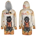 thumbnail image 3 of Happy Thanksgiving Newfoundland with Turkey Pumpkins Autumn Vibes All Over Print 3D Hooded Duffle Toggle Coat Newfie Dog Lover Gifts - 12018, 3 of 6
