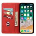 thumbnail image 3 of ELEHOLD for iPhone 14 Pro Max Flip Wallet Case, Slim Shockproof Premium Vintage PU Leather Magnetic Closure Built-in Card Holders Kickstand Function Wallet Purse Case,red, 3 of 8