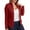 #028-Red, variant on Neewe Short Cardigans for Women Basic 2025 Fall Fashion Sweaters Coats Match Jeans Dress S-XXL