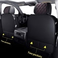 thumbnail image 5 of Leather Full Set Car Seat Covers For Chevy Silverado GMC Sierra 1500 2007-23 NEW, 5 of 7