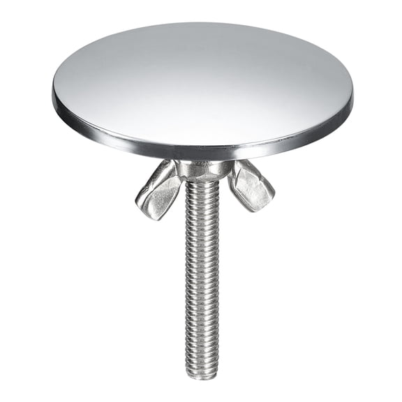 Kitchen Sink Hole Covers, 1Pcs - Zinc Alloy Faucet Hole Cover, Soap Dispenser Hole Cover for Sink (Bright Chrome)