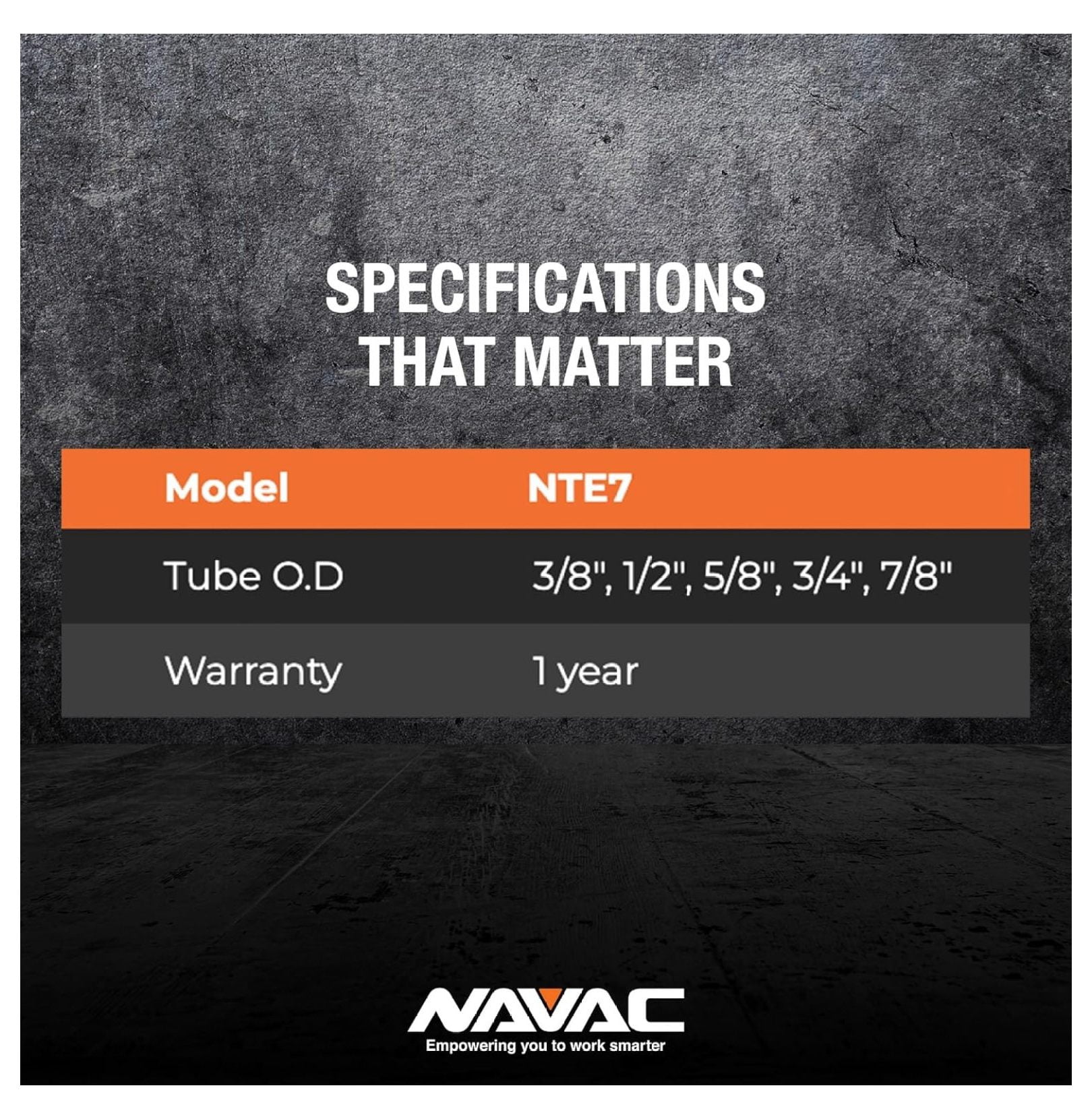 NTE7 Manual Tubing Expander | Foldable Swaging Tool | Copper Tubing 3/8", 1/2", 5/8", 3/4", 7/8" OD | 1 Year Warranty