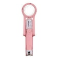 thumbnail image 2 of Gazechimp Nail Clippers with Magnifying Glass Toenail s for Men and Women Seniors Pink, 2 of 8