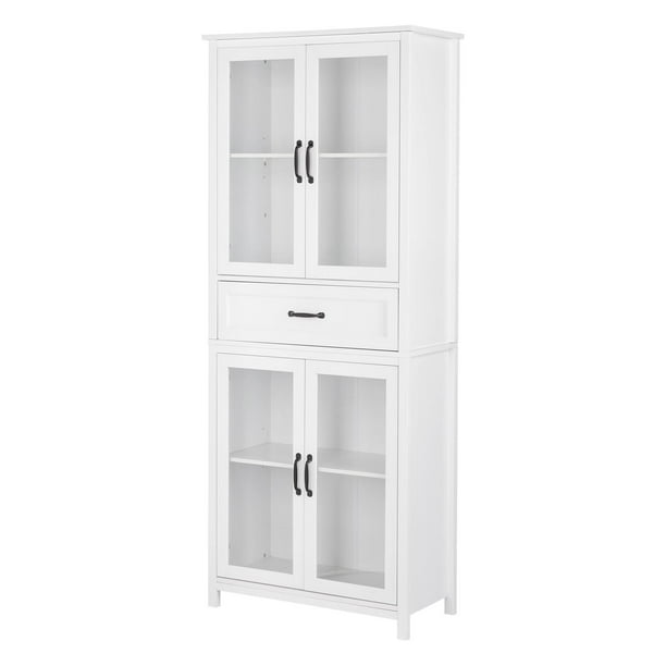 Ktaxon 71" Bookcase with Doors Library with Drawer Kitchen Pantry
