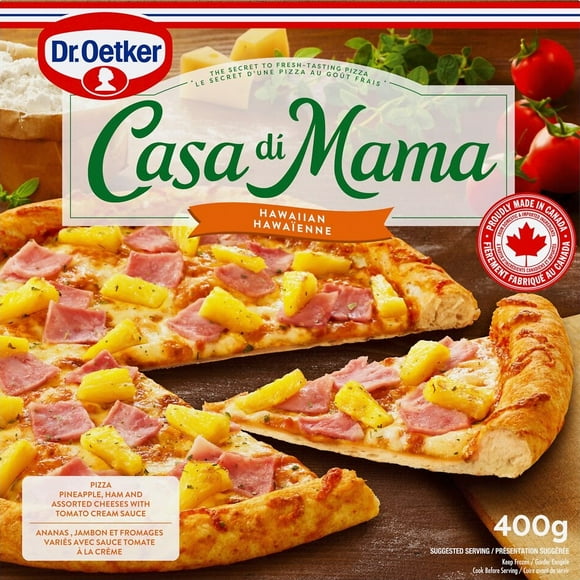 Dr. Oetker Casa Di Mama Hawaiian Pizza, 400 g