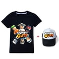 thumbnail image 3 of STUMBLEing-camisetas con estampado 3D para niños, pijamas de verano para niños pequeños, Camiseta de algodón + Pantalones cortos, disfraz para niñas, ropa deportiva informal, 3 of 4