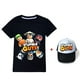 thumbnail image 3 of STUMBLEing-camisetas con estampado 3D para niños, pijamas de verano para niños pequeños, Camiseta de algodón + Pantalones cortos, disfraz para niñas, ropa deportiva informal, 3 of 4