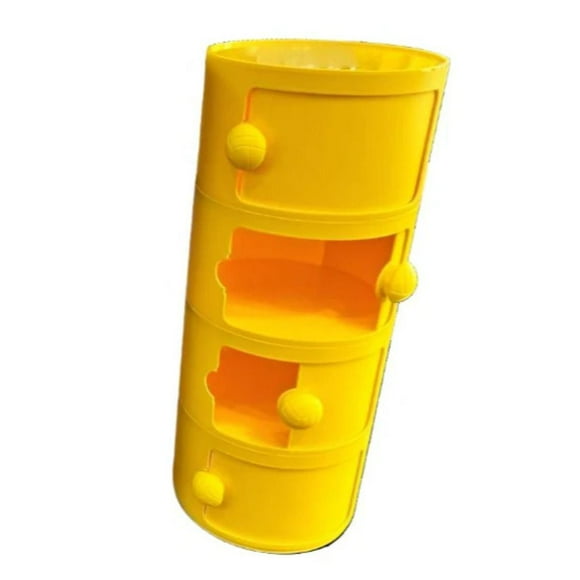 Rangement rond George en jaune
