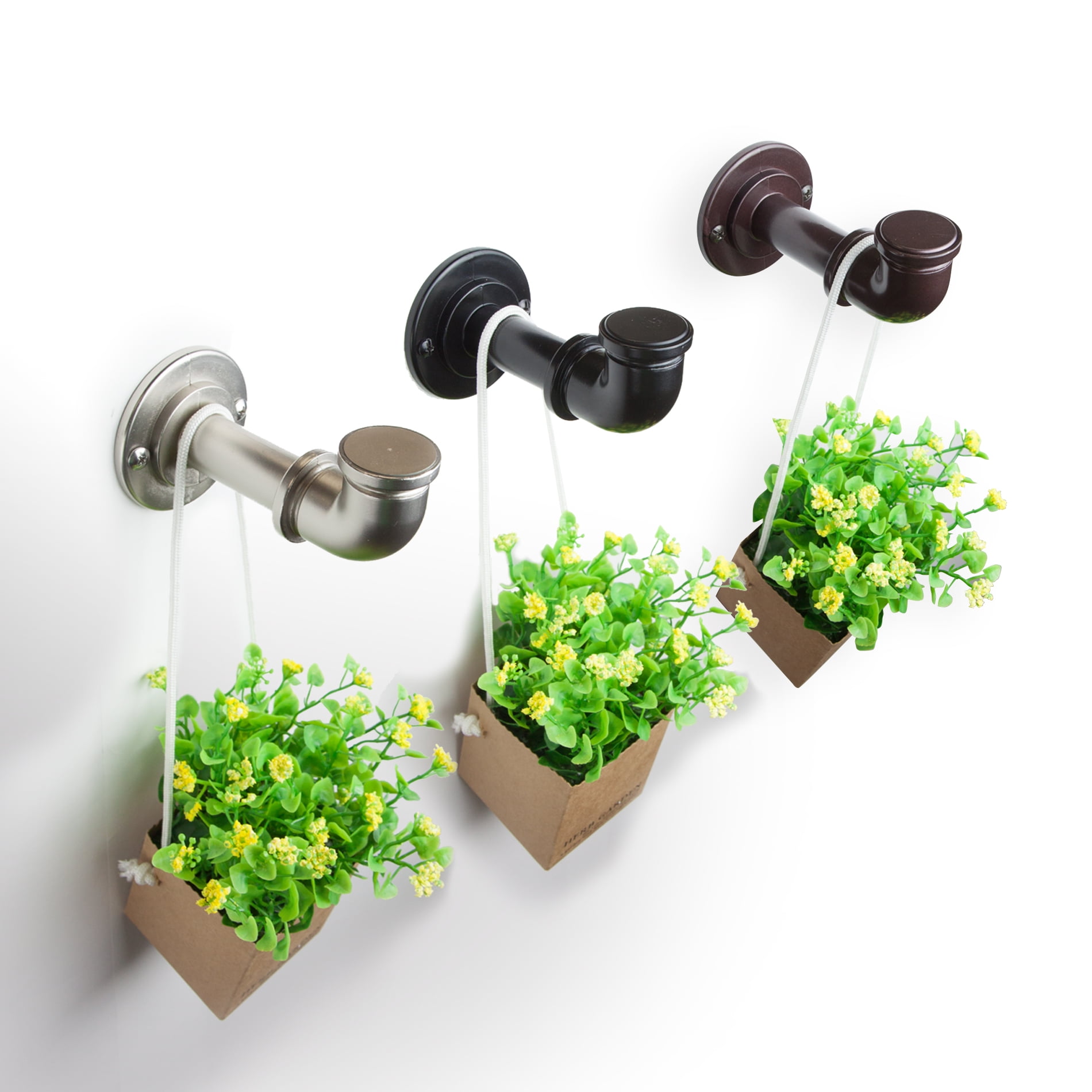 Heavy Duty Wall Hook (1 pcs) Black