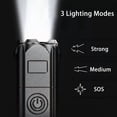 thumbnail image 3 of 2000 Lumens Super Bright Led Tactical Flashlight Usb Work Light Zoomable, 3 of 6