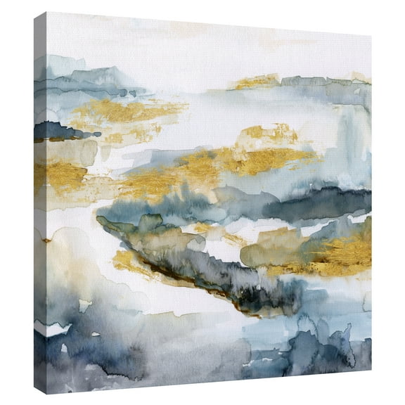 Golden Estuary by Nan Canvas Art Print