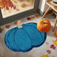 thumbnail image 6 of Beollynier Cute Pumpkin Bath Mat Soft Fluffy Absorbent Machine Washable Non Slip Bathroom Rug for Kitchen Entryway Indoor Outdoor Use, 6 of 6