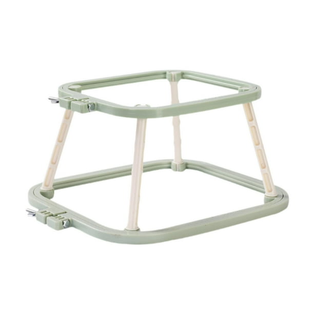 Bastidor de Bordado, Bastidor de para Adultos, Soporte de Bastidor de Bordado de Escritorio Portátil para Costura de Manualidades Artíst Verde