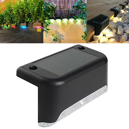 

Clearance! Lognanla Solar Stair Lights Outdoor Led Garden Lights Decorative Wall And Step Lights Suitable For Courtyards Balconies Gardens Corridors Outdoor Solar Lights For Yard Multi-color