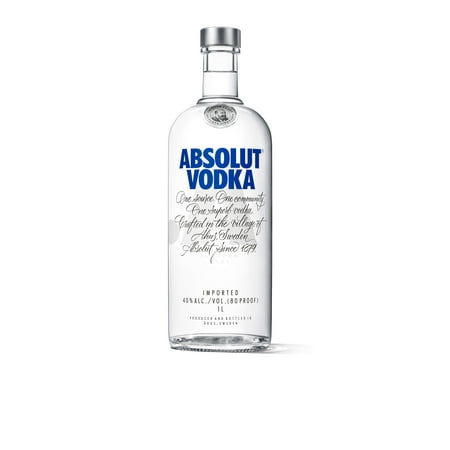 UPC 835229000407 product image for Absolut Vodka Sweden Original 1L Bottle | upcitemdb.com