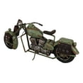 thumbnail image 6 of American Military US Army Classic Retro Camo Chopper Bike Motorcycle Figurine, 6 of 8