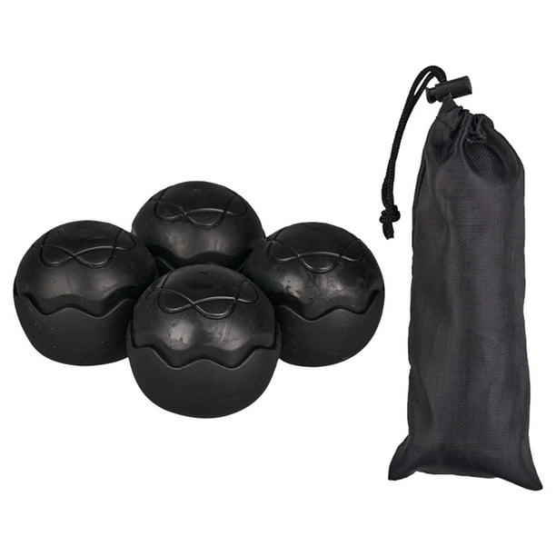 Gorros para Patas de Silla Camping Likrtyny Cubierta de Goma 4 Uds Negro