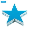 thumbnail image 3 of Uxcell Star Cutouts, 60 Pack Star Cutout Paper Stars for Classroom Decoration DIY Craft, Blue, 3 of 6