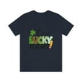 thumbnail image 2 of One Lucky Teacher Unisex Jersey Short Sleeve Tee, 2 of 10