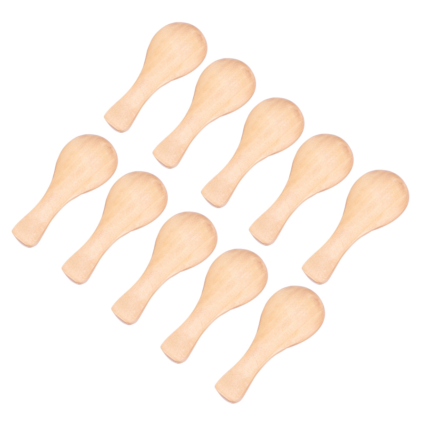 1pc Mini Wooden Spoon With Short Handle, Milk Powder, Spices, Condiments,  Sugar, Honey, Tea Coffee Spoon, Kitchen Accessories