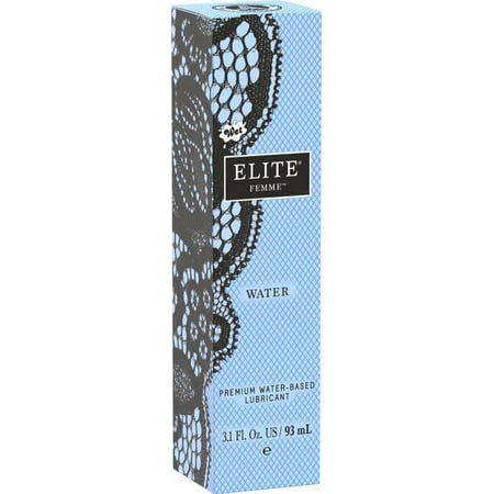 - WET ELITE FEMME WATER BASED Lube 3.1 Fl. Oz.