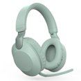thumbnail image 1 of Auriculares Bluetooth para juegos, calidad de sonido HiFi, controladores grandes de 40 mm, humanizados, cómodos para computadora portátil (dorado), 1 of 1