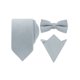 thumbnail image 1 of INSPIRE CHIC Conjunto de Pañuelo de Bolsillo para Hombre Corbata Sólida Corbatas de Pajarita Pre-atadas Conjunto de Invierno Fiesta Gris, 1 of 6
