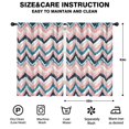 thumbnail image 2 of Blackout Kids Curtains,Boho Bohemia Geometric Line Art Childrens Insulated Curtains Set Of 2,Bedroom Essentials,Toddler Room Decor 42"x63"(106x160cm), 2 of 4