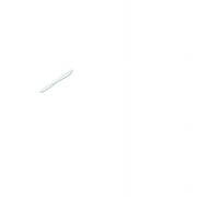 Dixie KH217 Heavy Weight Polystyrene Knife, 7.5" Length, White (Case of 1,000)