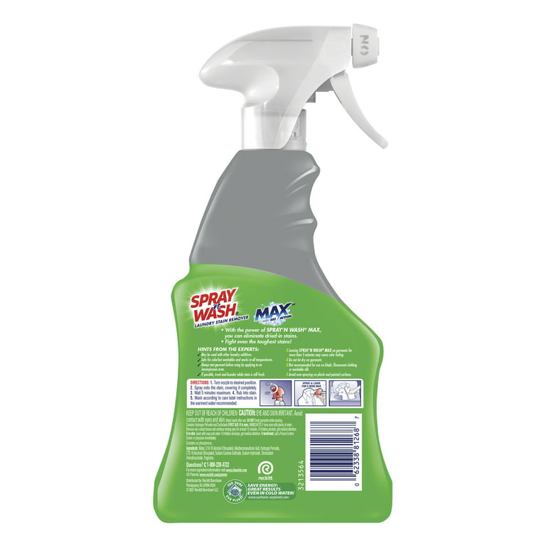 Spray 'n Wash Max Spray Laundry Stain Remover Review - Consumer