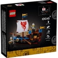thumbnail image 2 of LEGO Ideas Sea Serpent 241-Piece Medieval Ship Building Set with 2 Knight Minifigures, Collectible Pirate & Castle Display Model, Nostalgic Gift for Adults 40912, 2 of 7
