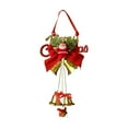 thumbnail image 2 of Kbndieu Christmas Bells Ornaments with Santa Claus, Christmas Tree Hanging Ornaments Decorations Christmas Gifts (Gold), 2 of 6