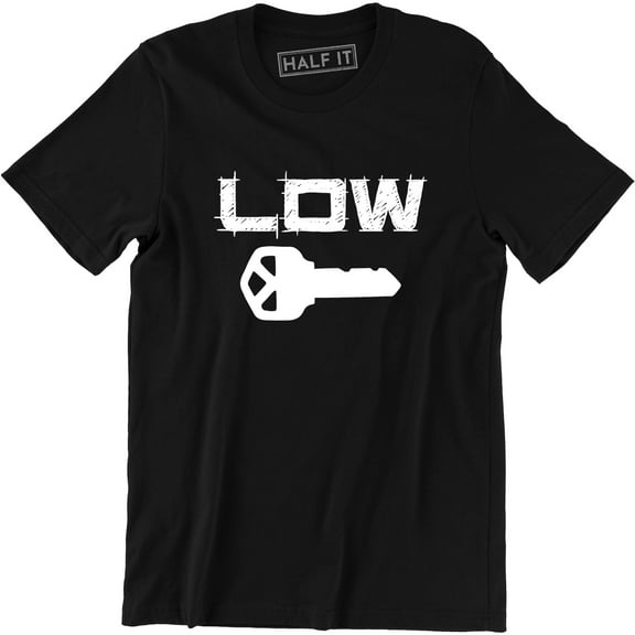 Low Key Funny Sarcastic Chill Pill Pun Graphic Men's T-Shirt