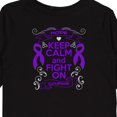 thumbnail image 4 of Inktastic Chiari Malformation Keep Calm Fight on Boys or Girls Long Sleeve Toddler T-Shirt, 4 of 5