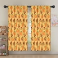 thumbnail image 5 of Spooky Kitchen Curtains 2 Pack with Halloween Witch Wizard and Cobweb Design,52x63in long Curtains Set, 5 of 5