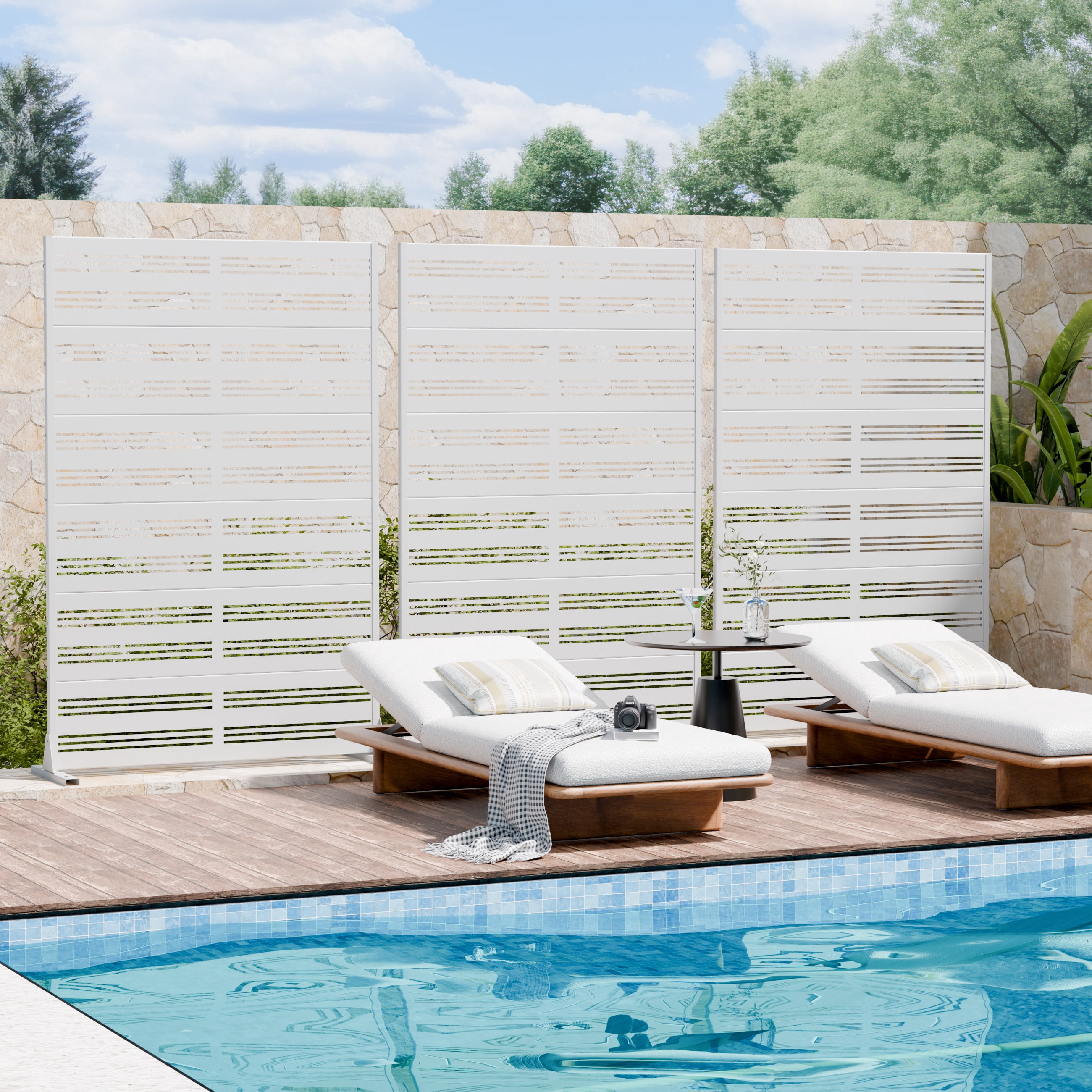 Privacy Metal Screen Fence Panel