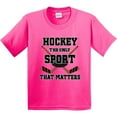 thumbnail image 3 of Inktastic Hockey Funny Sport That Matters Youth T-Shirt, 3 of 5