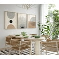 thumbnail image 3 of Mid Century Modern Wall Art Prints Boho Green poster Wall Decor Artwork Abstract Pictures Neutral Geometric Wall Art Minimalist Beige Painting Set of 3 for Living Room Bedroom, 3 of 6