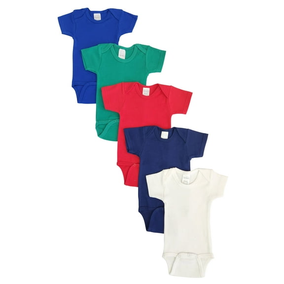 Unisex Baby 5 Pc Onezies