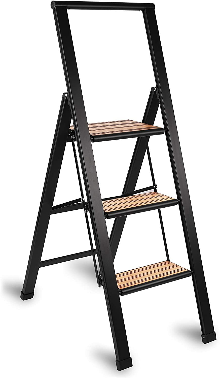Lightweight And Slim Design Household,Wood,fourstepladder Anti Slip for Photography ZMXZMQ Aluminum Folding 2/3 Step Modern Ladder Sturdy 