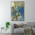 thumbnail image 2 of Immerge I Framed Premium Gallery Wrapped Canvas - Ready to Hang - 25 x 37 - Walnut Floating Frame, 2 of 9